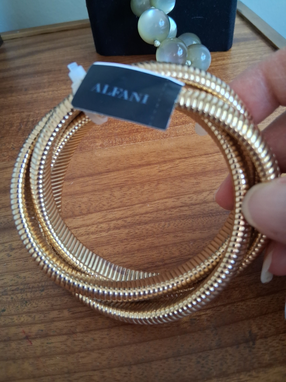 Alfani Gold Coil Bangle Bracelet Set - Women's Accessories